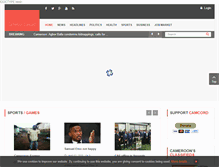 Tablet Screenshot of cameroon-concord.com
